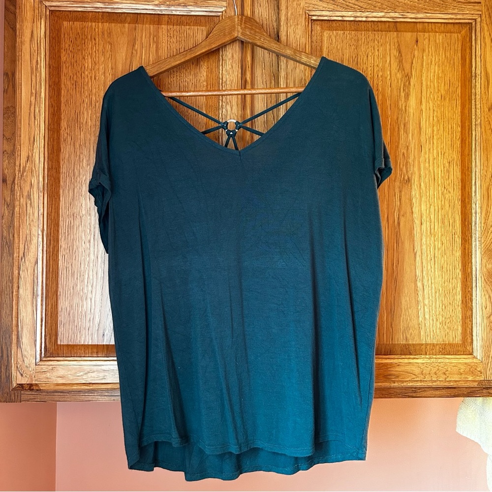 Ampton back detail knit top